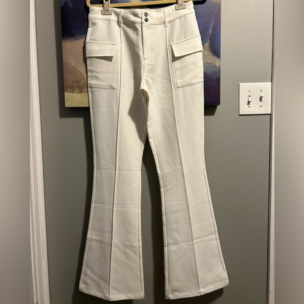 Call You Out White pant